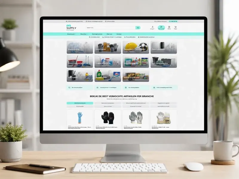 PR Supply B2B webshop voor hygiëne en facilitaire producten